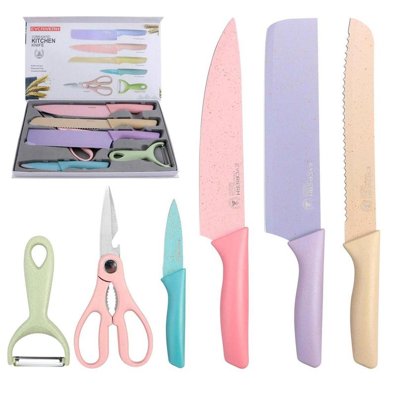 PRINS KIT 6pcs kitchen knife set ナイフセット Magazine Luiza | Pra você é Magalu!